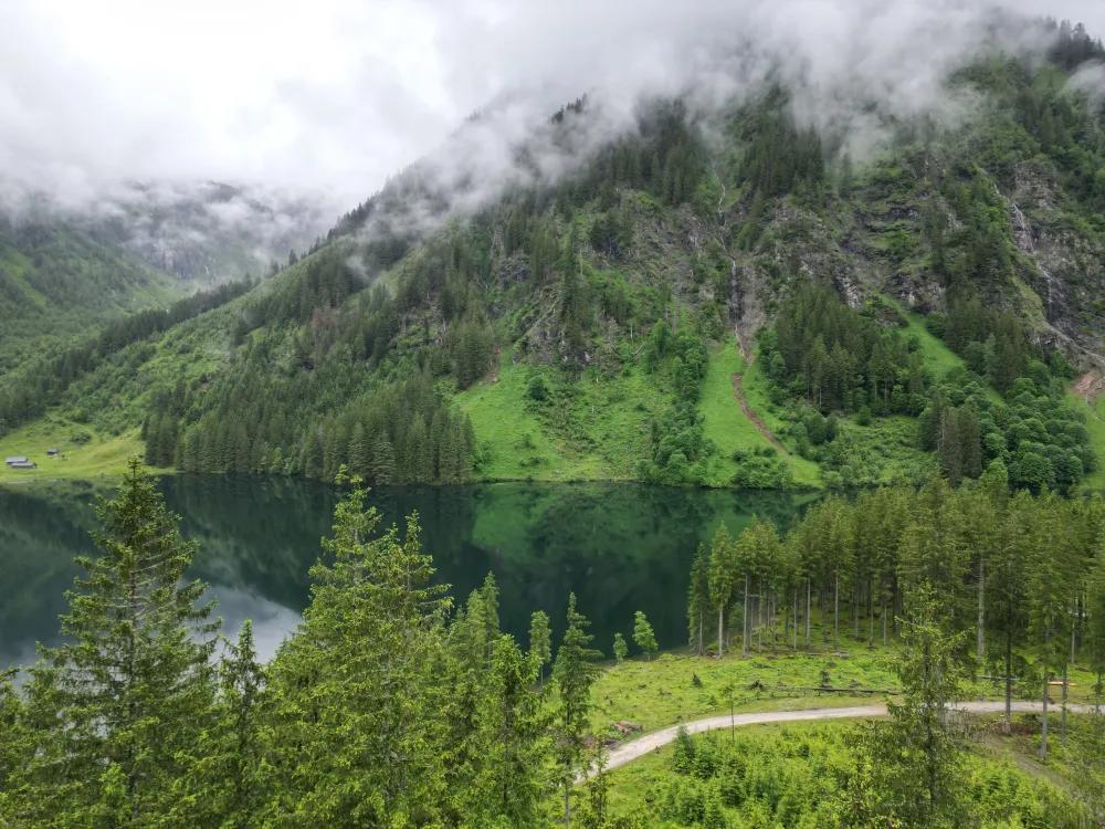 Blick auf die Berge