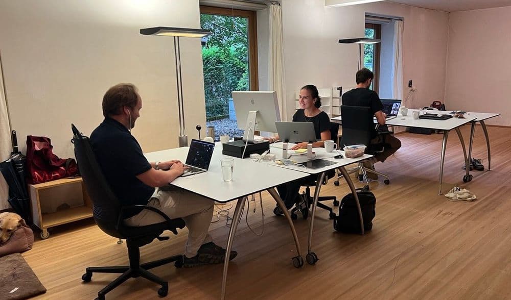 Arbeitsbereich im Erdgeschoss