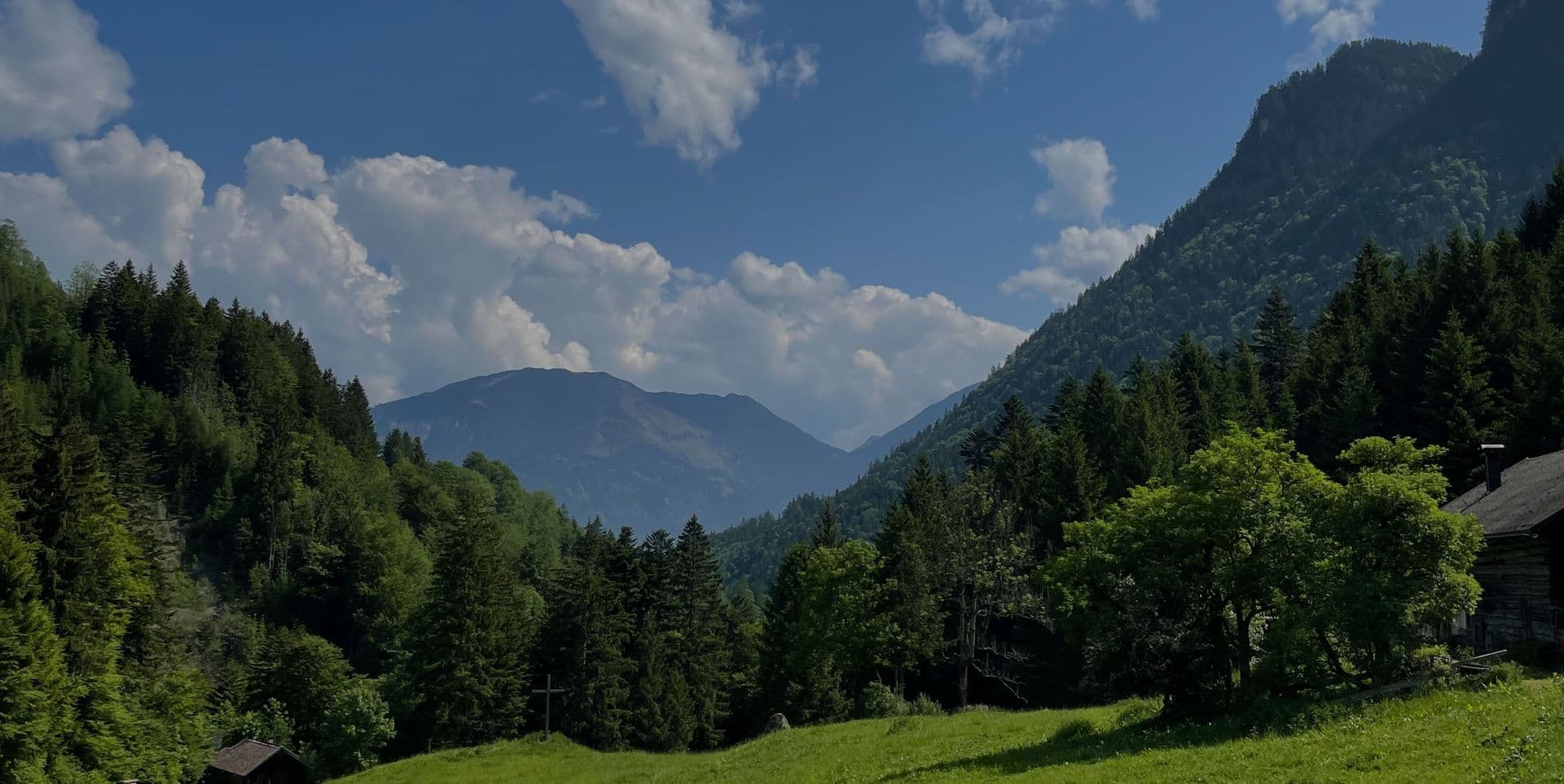 Panorama picture of the city of Bludenz