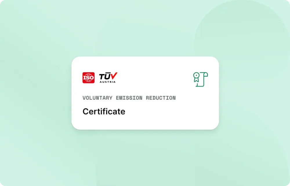 A sample certificate