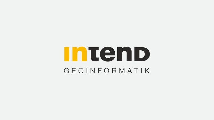 The logo of "INTEND Geoinformatik"