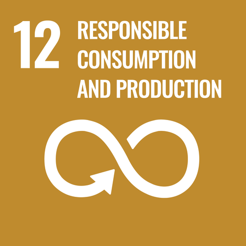 Logo of SDG 12, Responsible Consumption and Production